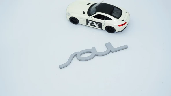 DK Tuning Soul Bagaj Gri ABS 3M 3D Yazı Logo Kia İle Uyumlu - 3