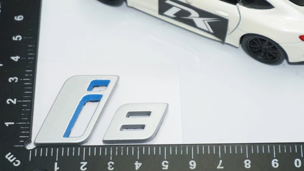 DK Tuning i8 Bagaj Gri ABS 3M 3D Yazı Logo Bmw İle Uyumlu - Resim 3