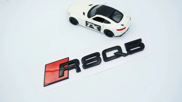 DK Tuning RSQ5 Siyah ABS 3M 3D Bagaj Logo Audi İle Uyumlu - 2