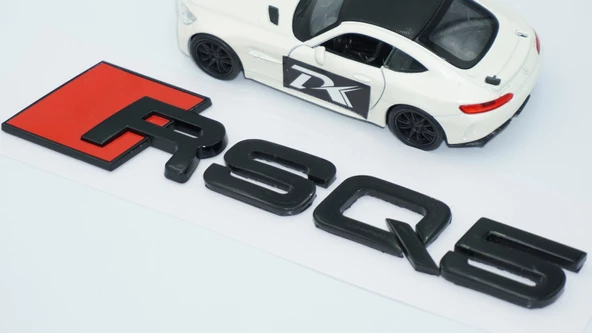 DK Tuning RSQ5 Siyah ABS 3M 3D Bagaj Logo Audi İle Uyumlu - 3