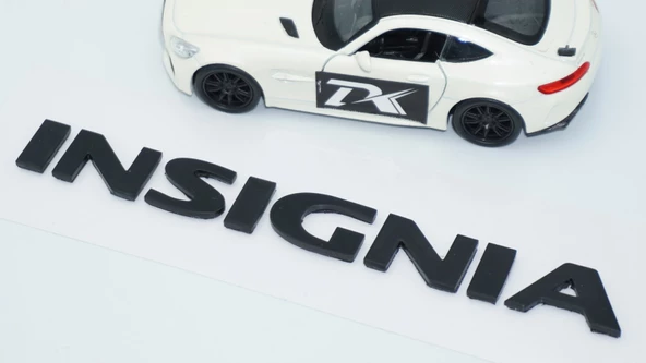 DK Tuning Opel İnsignia Siyah ABS 3M 3D Bagaj Yazı Logo - Resim 4