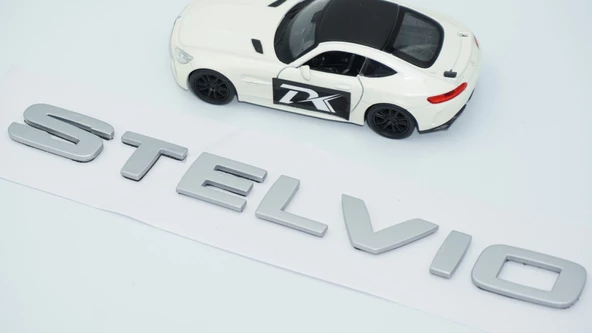 DK Tuning Alfa Romeo Stelvio Gri ABS 3M 3D Bagaj Yazı Logo Arma - 4