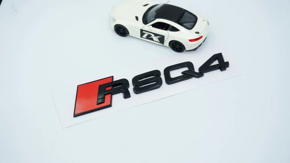 DK Tuning RSQ4 Siyah ABS 3M 3D Bagaj Logo Audi İle Uyumlu - 2