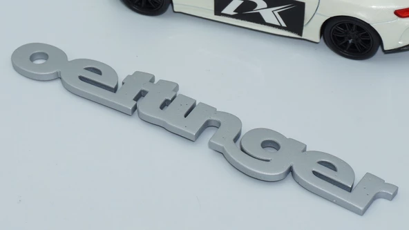 DK Tuning Oettinger Bagaj Gri ABS 3M 3D Yazı Logo - 4