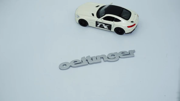 DK Tuning Oettinger Bagaj Gri ABS 3M 3D Yazı Logo - 3
