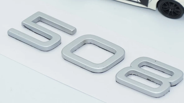 DK Tuning Peugeot 508 Ön Kaput 2022+ Gri ABS Logo Amblem - 4