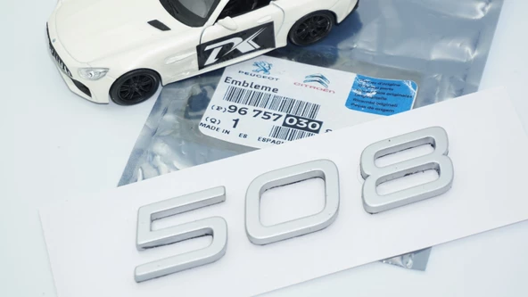 DK Tuning Peugeot 508 Ön Kaput 2022+ Gri ABS Logo Amblem - 5