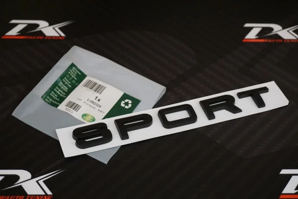 DK Tuning Land Rover Range Rover Sport Siyah ABS Bagaj Yazı Logo - 4