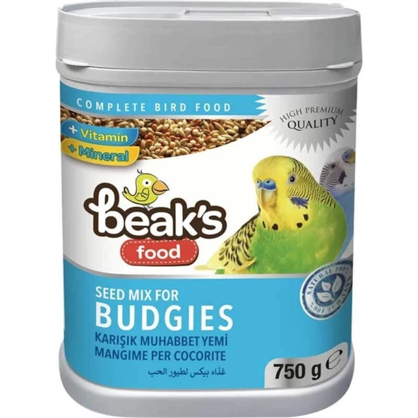 Beaks Karışık Muhabbet Kuşu Yemi 750 Gr