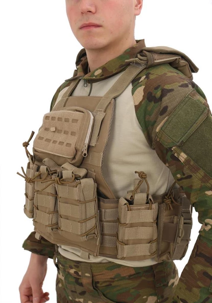 Single Sword Kasırga Tactical Balistik Plaka Takılabilen Açık Cepli Hücum Yeleği - 3