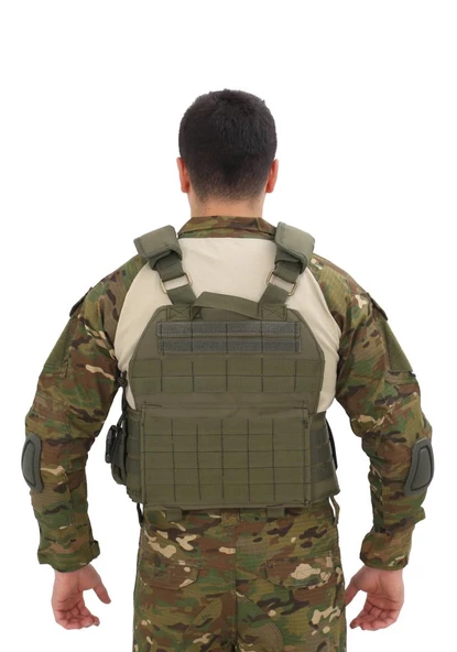 Single Sword Kasırga Tactical Balistik Plaka Takılabilen Açık Cepli Hücum Yeleği - 8