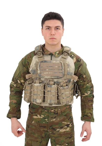 Single Sword Kasırga Tactical Balistik Plaka Takılabilen Açık Cepli Hücum Yeleği - 10