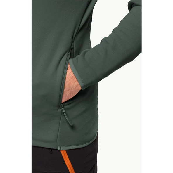 Jack Wolfskın BAISELBERG HOODED FZ M Erkek Ceket JCK1710541-4161 - Resim 3