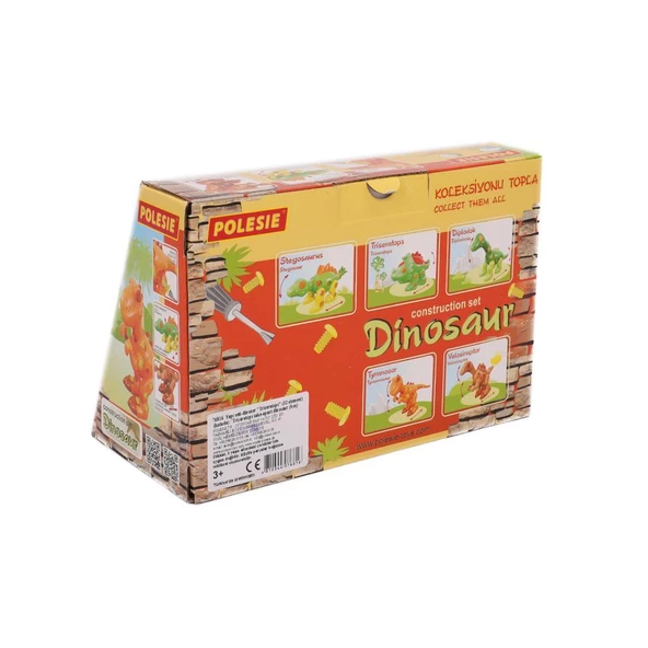 Polesie Sök Tak Dinozor Triseratops 32 Parça - POL-76816 - 3