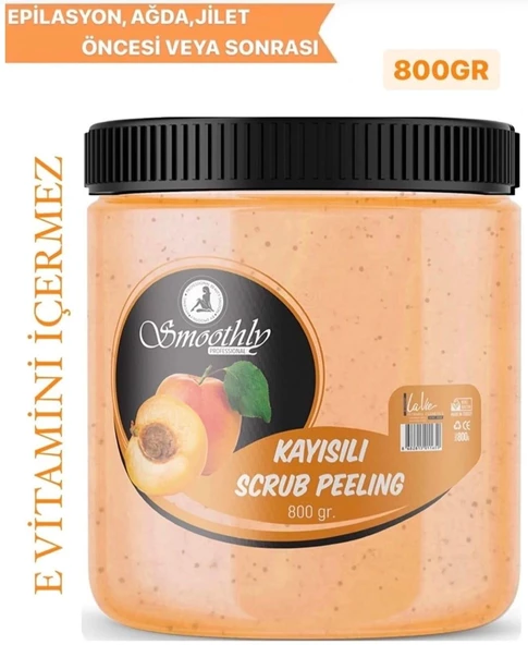 Peeling Nemlendirici,Canlandırıcı,El,Ayak ve Vücud Peeling Kayısı Aromalı 800ml - Resim 3
