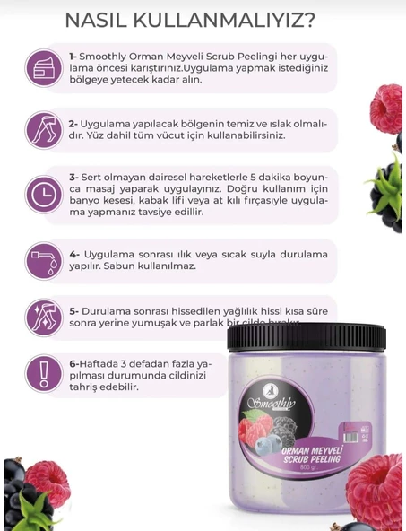 Peeling El Ayak ve Batık Giderici Orman Meyveli 800ml - 3