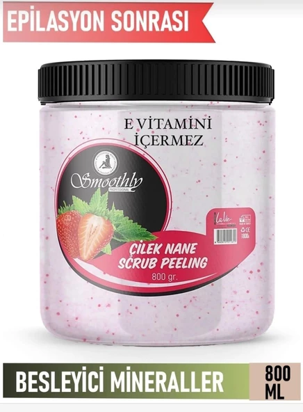 El Ayak Vücud Peelingi Çilek Nane Aromalı 800ml - 2