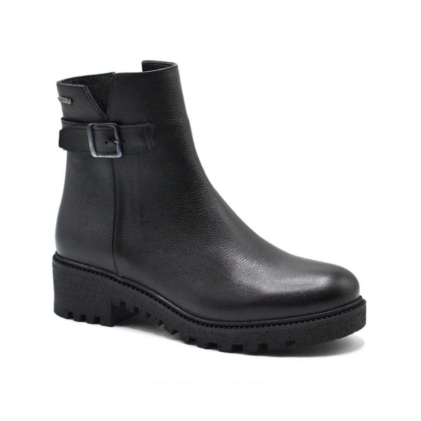 VENÜS 1950892K SU GEÇİRMEZ WATERPROOF TOPUKLU DERİ KADIN BOT - Resim 4