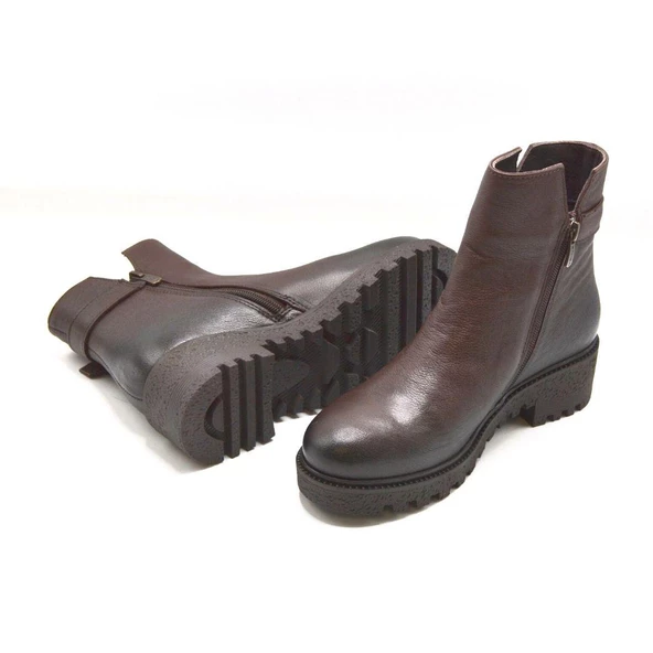 VENÜS 1950892K SU GEÇİRMEZ WATERPROOF TOPUKLU DERİ KADIN BOT - Resim 8