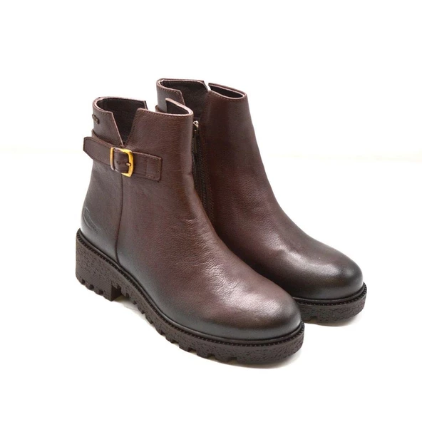 VENÜS 1950892K SU GEÇİRMEZ WATERPROOF TOPUKLU DERİ KADIN BOT - Resim 6