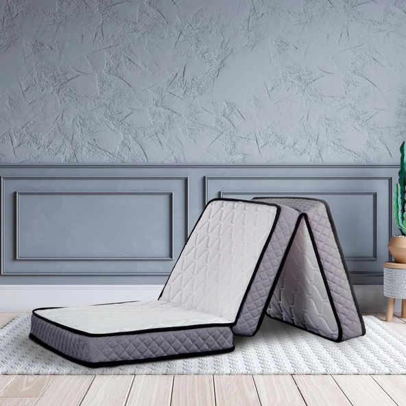 Yatak Deluxe Pack Kuştüyü Sünger Katlanır Beyaz 90x190 - 7