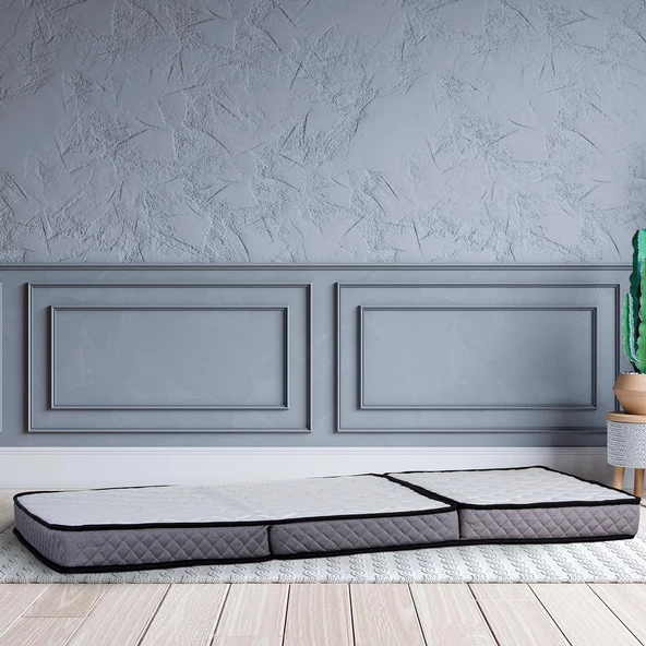 Yatak Deluxe Pack Kuştüyü Sünger Katlanır Beyaz 90x190 - 6