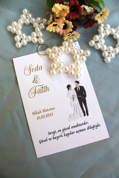 30 Adet Zincirli İnci Yıldız Anahtarlık - Kişiye Özel - Kına Hediyesi - Söz Hediyesi - Nikah Hatıra - Resim 4