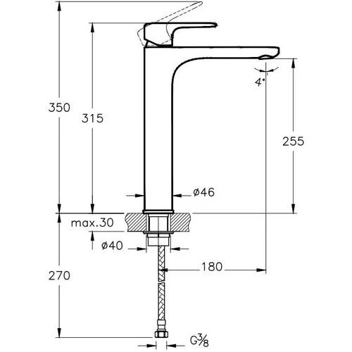 A42707-Artema Root Round Çanak Lavabo Bataryası - Krom - 2