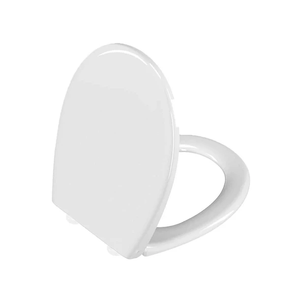 109-003-909-Vitra Universal Klozet Kapağı - Alttan Sıkmalı Yavaş Kapanır Plastik Menteşeli - Beyaz - 2