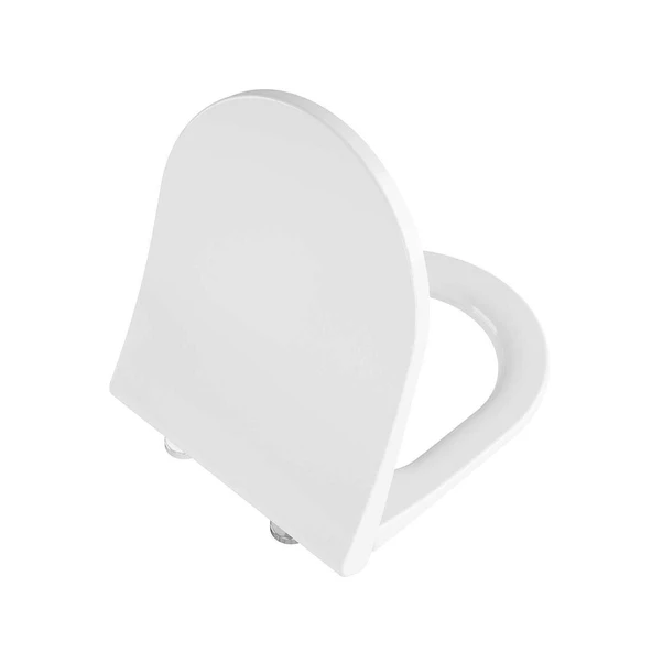 131-003-009-Vitra İntegra Round Klozet Kapağı Duroplast Slim - Üstten Sıkmalı Yavaş Kapanır - Beyaz