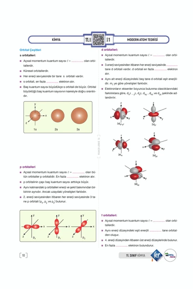 Kimya Adası 11. Sınıf Kimya Video Ders Kitabı Akademi Serisi - 2