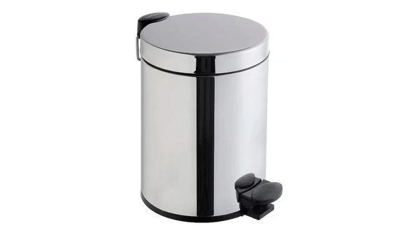 A44055-Vitra Arkitekta Çöp Kovası - 4,5 Lt - Parlak Paslanmaz Çelik - 3