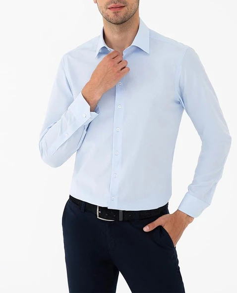 Advante Slim Fit Pamuk Saten Erkek Gömlek - 2