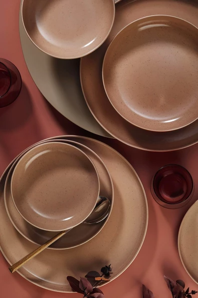 Kütahya Porselen Moderna 4 Kişilik Yemek Takımı Yavruağzı 16 Parça - 2