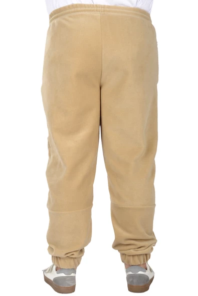 Mode XL Büyük Beden Polar Erkek Esofman Altı Fermuar cepli 22500 Bej - Resim 4