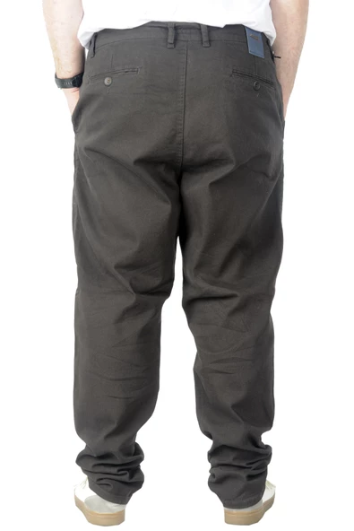 Mode XL Büyük Beden Erkek Gabardin Pantolon Doğa 22850 Kahverengi - 3