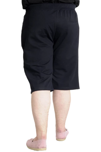 Mode XL Büyük Beden Erkek Kapri MD 23506 Lacivert - Resim 4