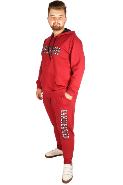 Mode XL Eşofman Altı DarPaça GameChanger 21203 Bordo - Resim 3