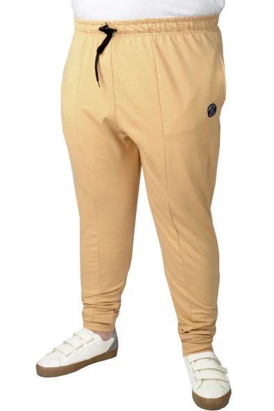 Mode XL Büyük Beden Eşofman Altı Parçalı MD 22014 Bej ürün görseli