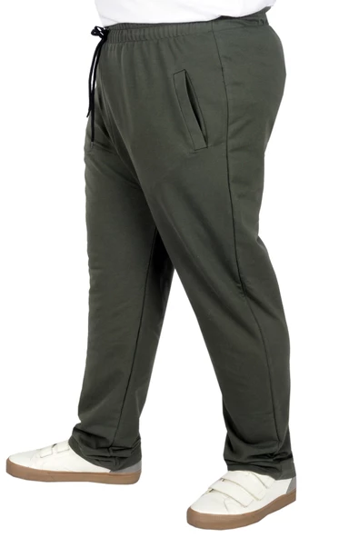 Mode XL Büyük Beden Erkek Eşofman Altı Classic 2 İp 11100 Nefti - Resim 3