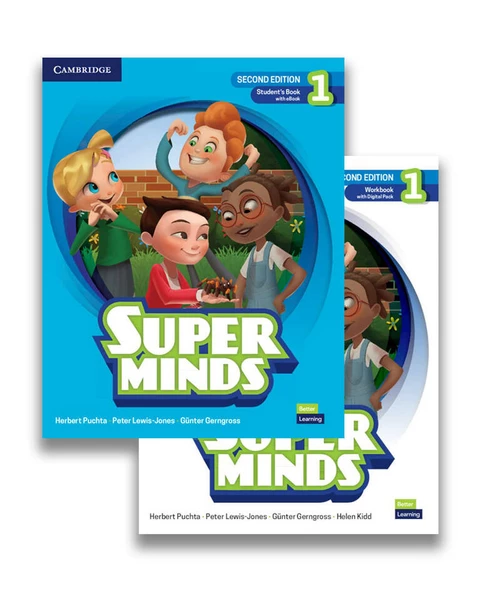 Super Minds Second Edition 1 Student's Book and Workbook 2nd Edition ( DVD  li versiyon – Online KOD YOKTUR )