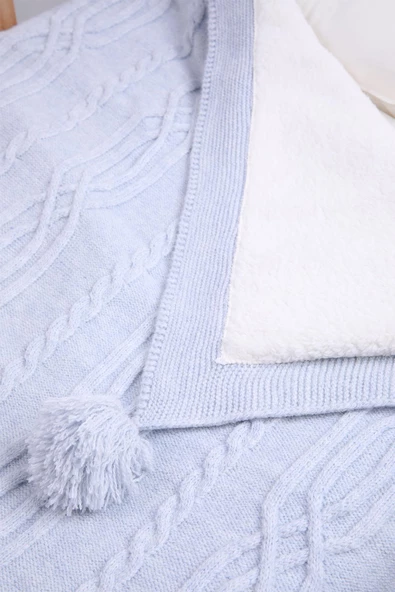 Babyhola Organik %100 Triko Velsoft Bebek Battaniye Yenidoğan Hastane Çıkışı 3-18 ay 4044 - 11