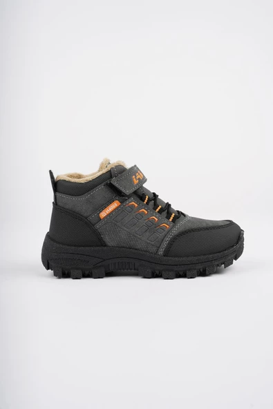 Muggo BOB Garantili Bağcıklı Cırtlı İçi Kürklü Unisex Çocuk Outdoor Kışlık Bot - 2