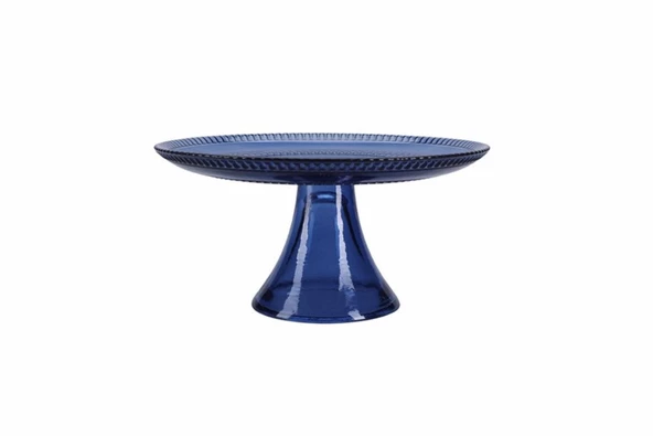 Porland Lina Lacivert Ayaklı Tabak 17 cm 04FIA002590