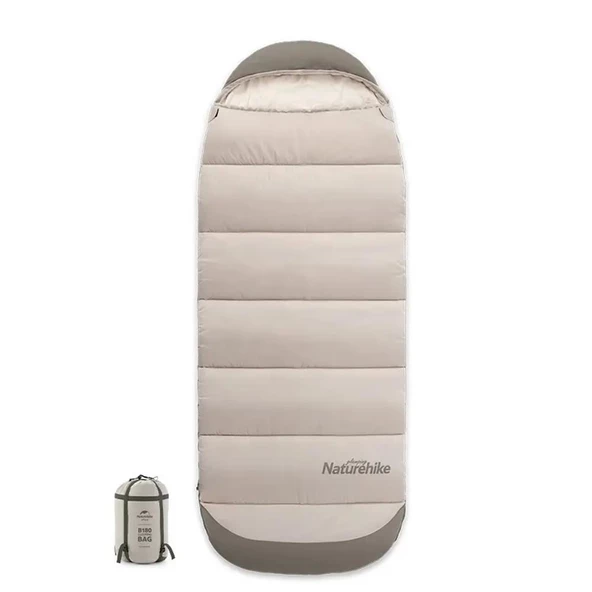 Naturehike Feeder B300 Cotton Uyku Tulumu -13°C  Moss Green Right