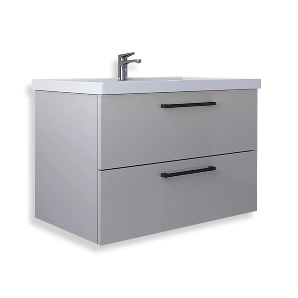 Teta Home Batum 65 cm MDF Banyo Lavabolu Alt Dolap  Krem ürün görseli 1