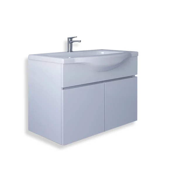 Teta Home Kahire 65 cm Beyaz MDF Lavabolu Banyo Alt Dolabı