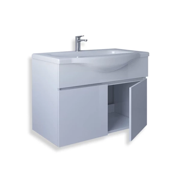 Teta Home Kahire 65 cm Mdf Banyo Lavabolu Alt Dolap  Beyaz - 2