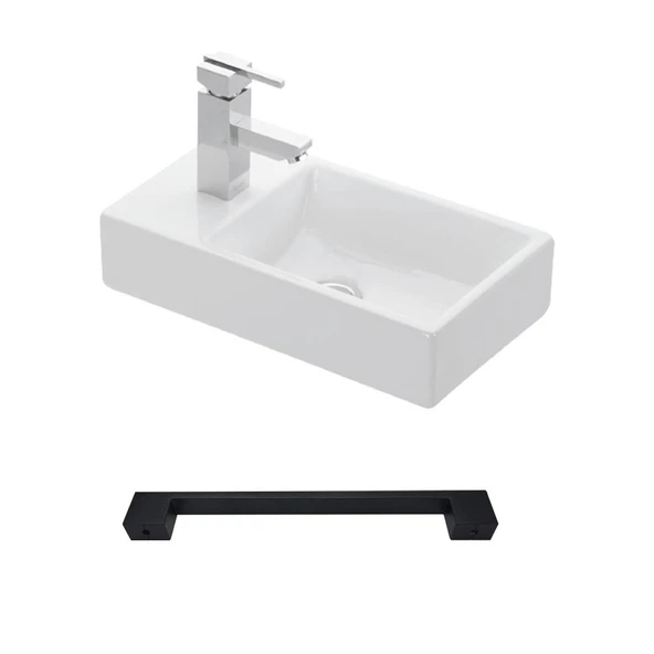 Teta Home Rio 45 cm Mdf Banyo Lavabolu Alt Dolap  Beyaz - 3