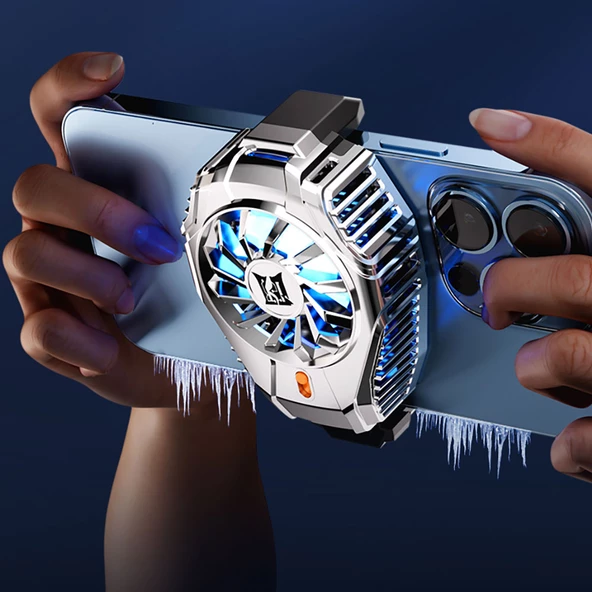 Vendas Gümüş Kaplama 2 Kademeli TEC Soğutma Sistemli N15 Telefon Soğutucu Fan - 3